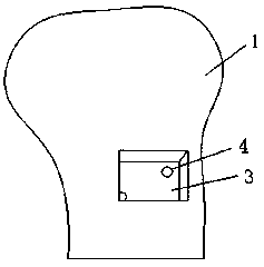 Bone tumor prosthesis for firmly connecting tendon and making method thereof