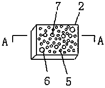 Bone tumor prosthesis for firmly connecting tendon and making method thereof