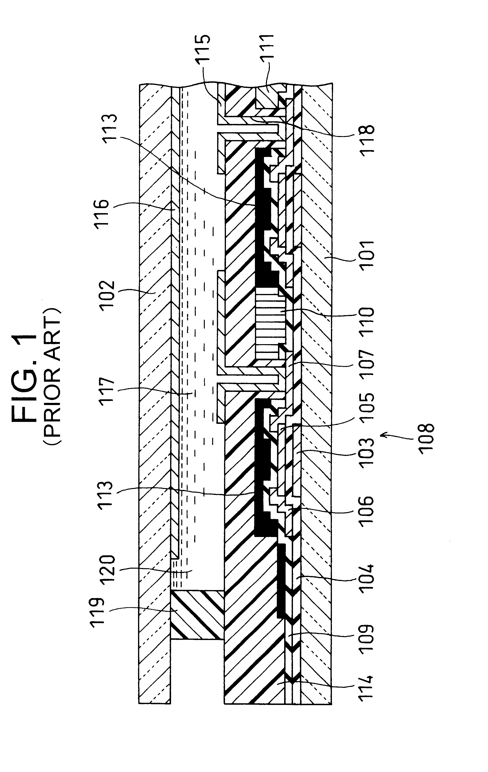 Color liquid crystal display panel