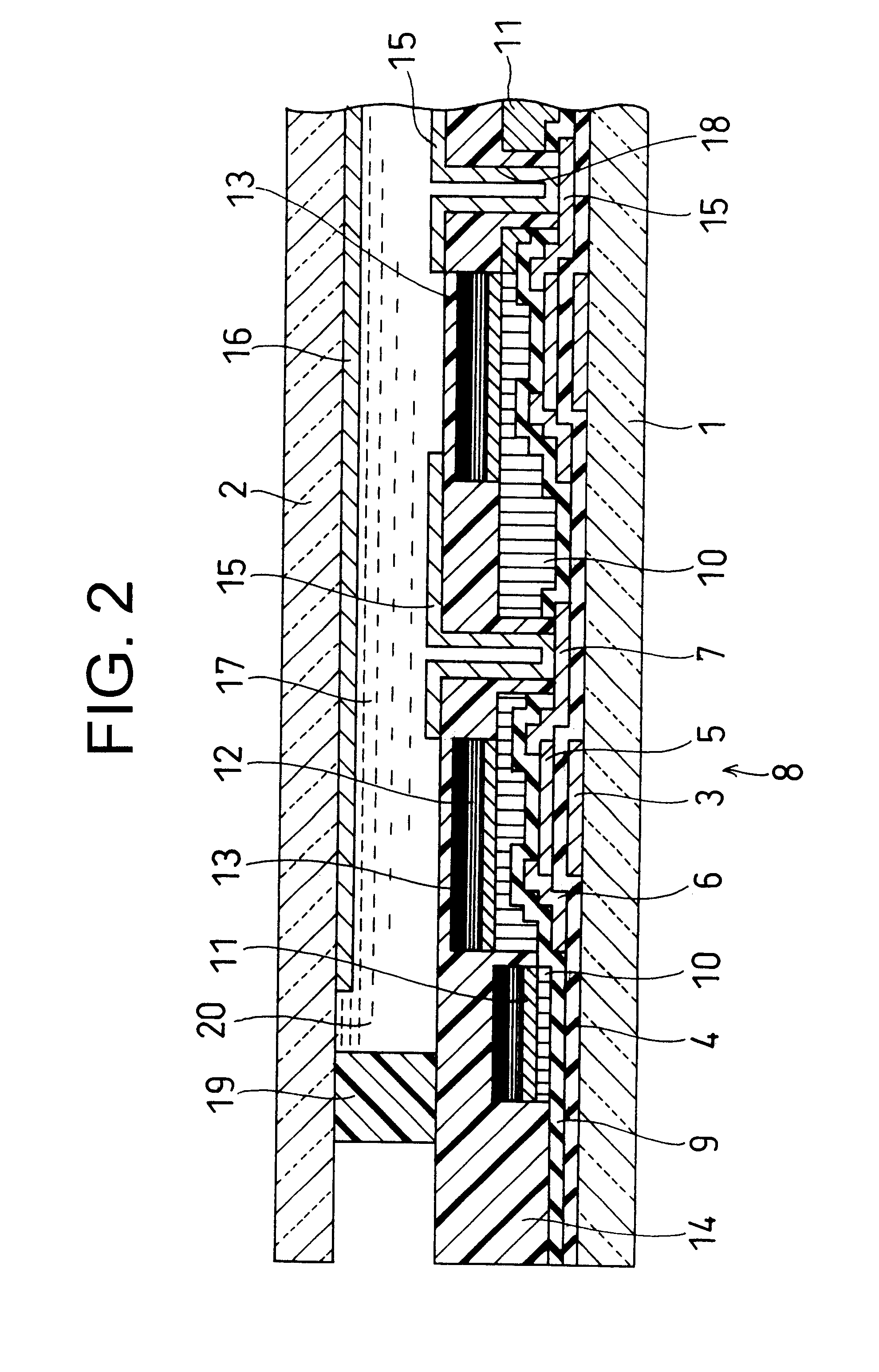 Color liquid crystal display panel