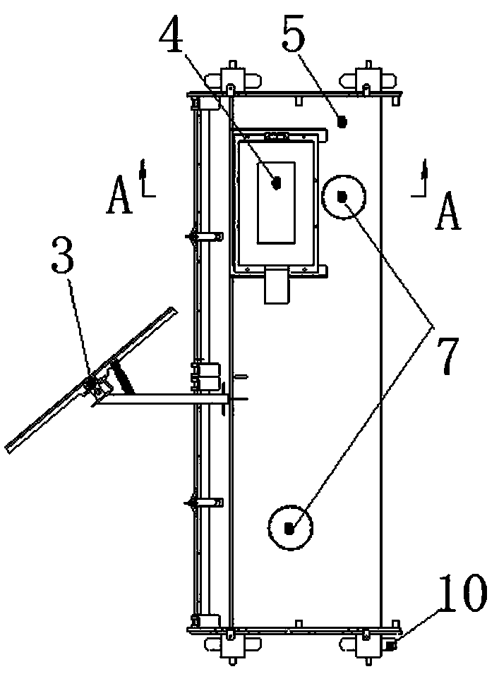 Suction nozzle device and motor sweeper using suction nozzle device