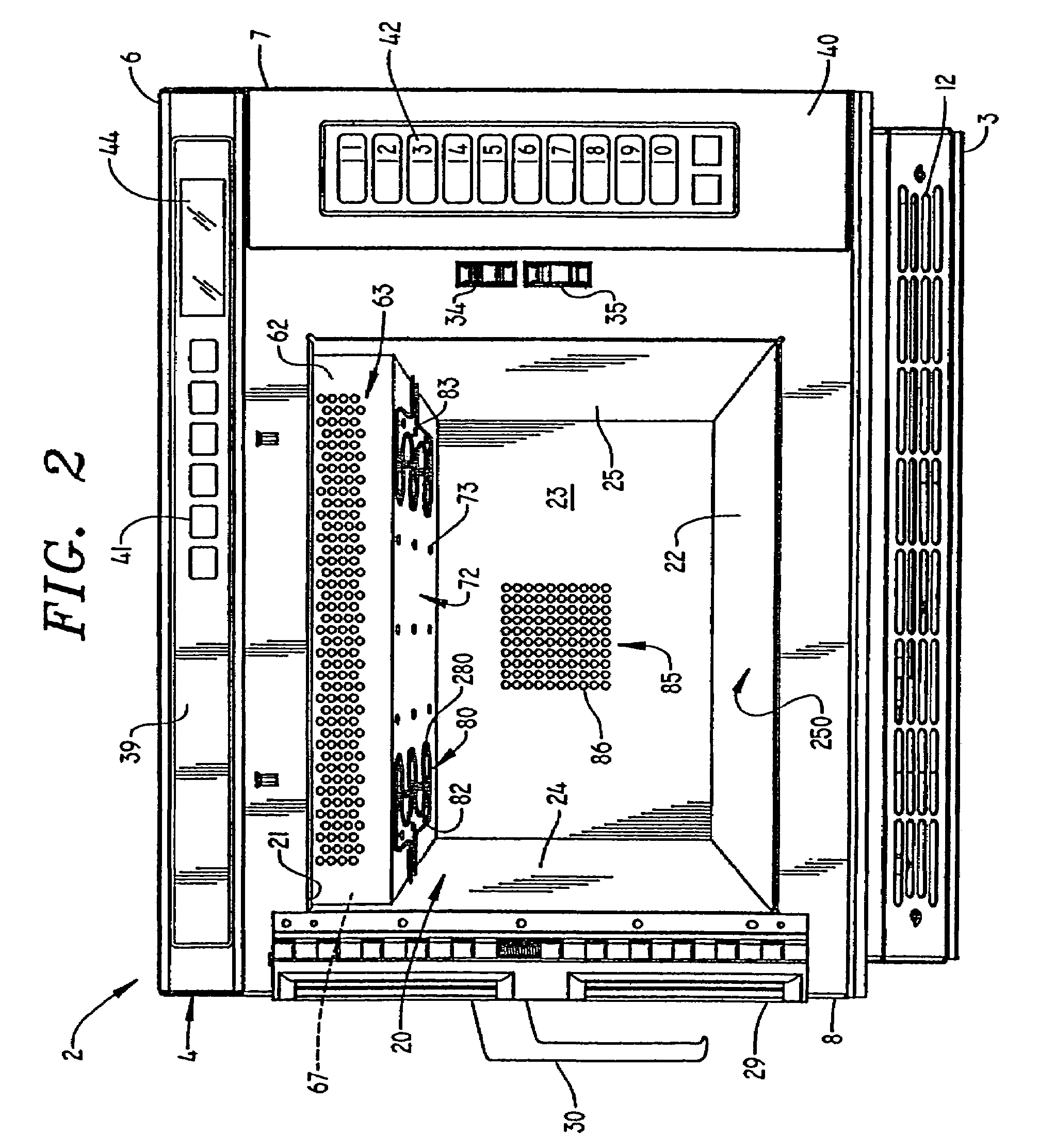 Cooking appliance including combination heating system