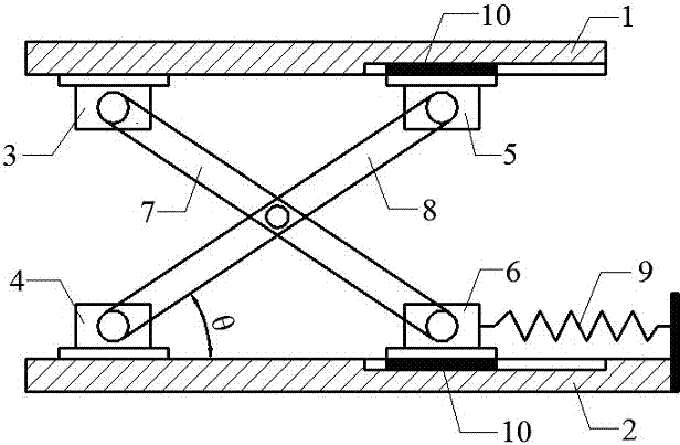 A vertical vibration isolation device