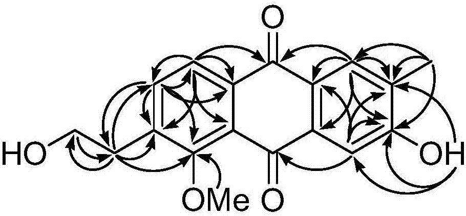 Anthraquinone compound, and preparation method and application thereof