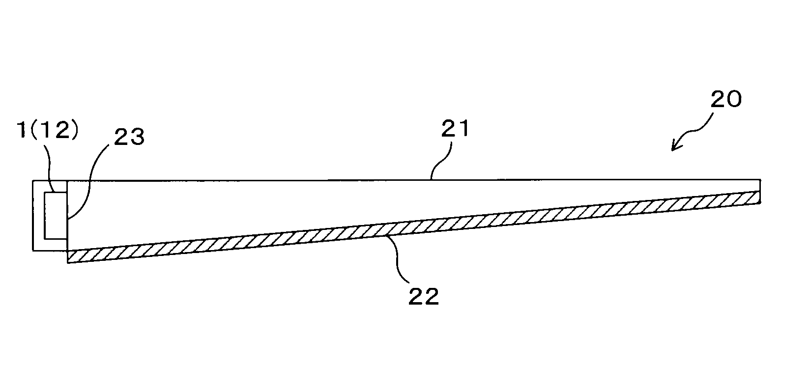 Light emitting module, backlight using the same, and liquid crystal display device