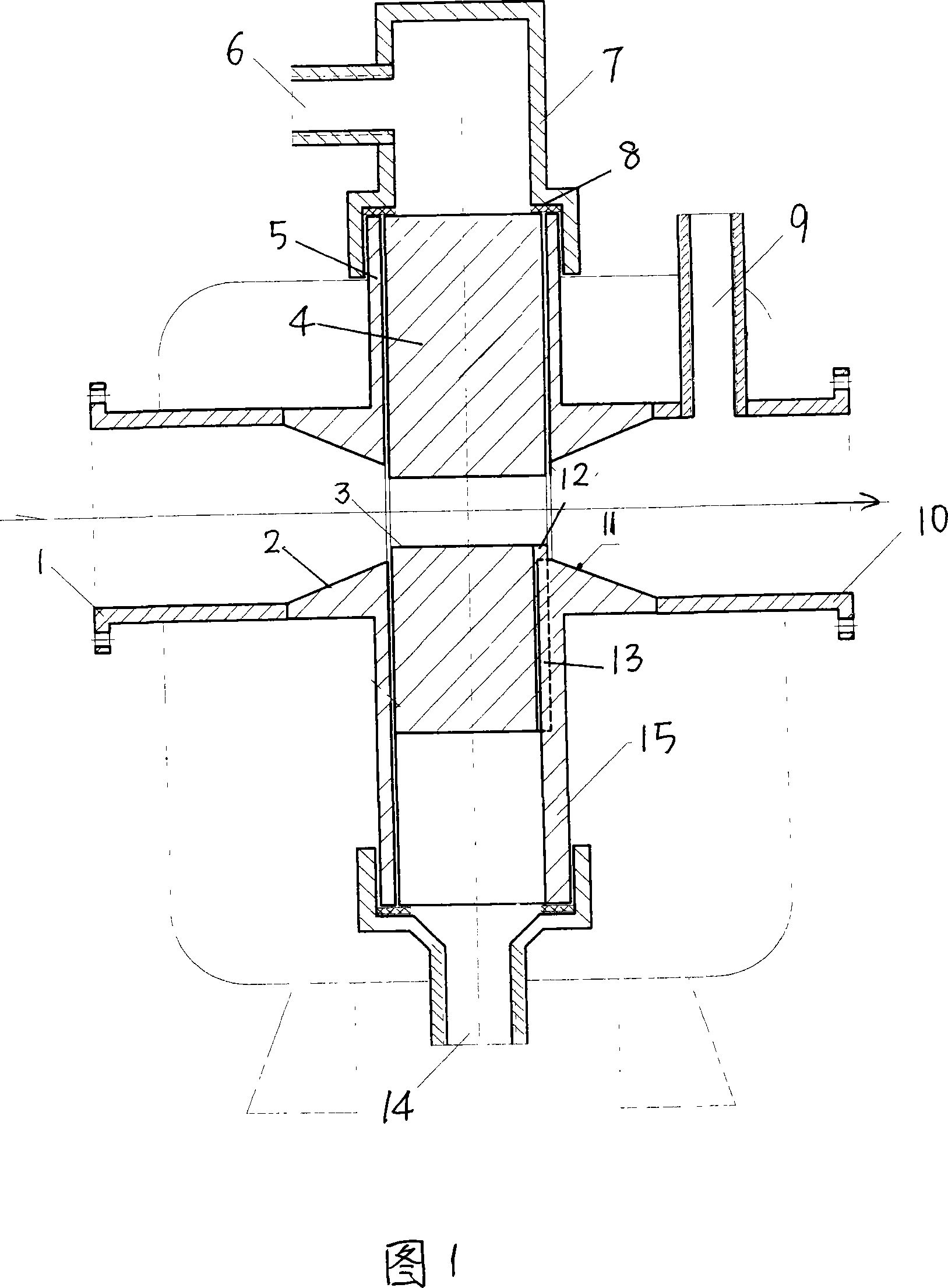 Pressure breaking device