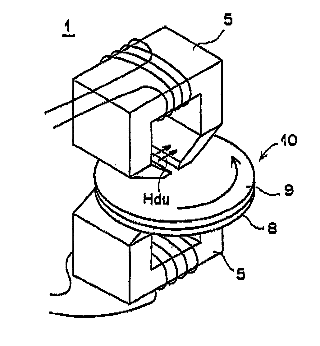 Magnetic transfer master medium