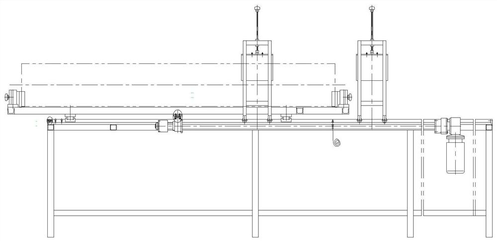 Solid rocket motor ray batch inspection device