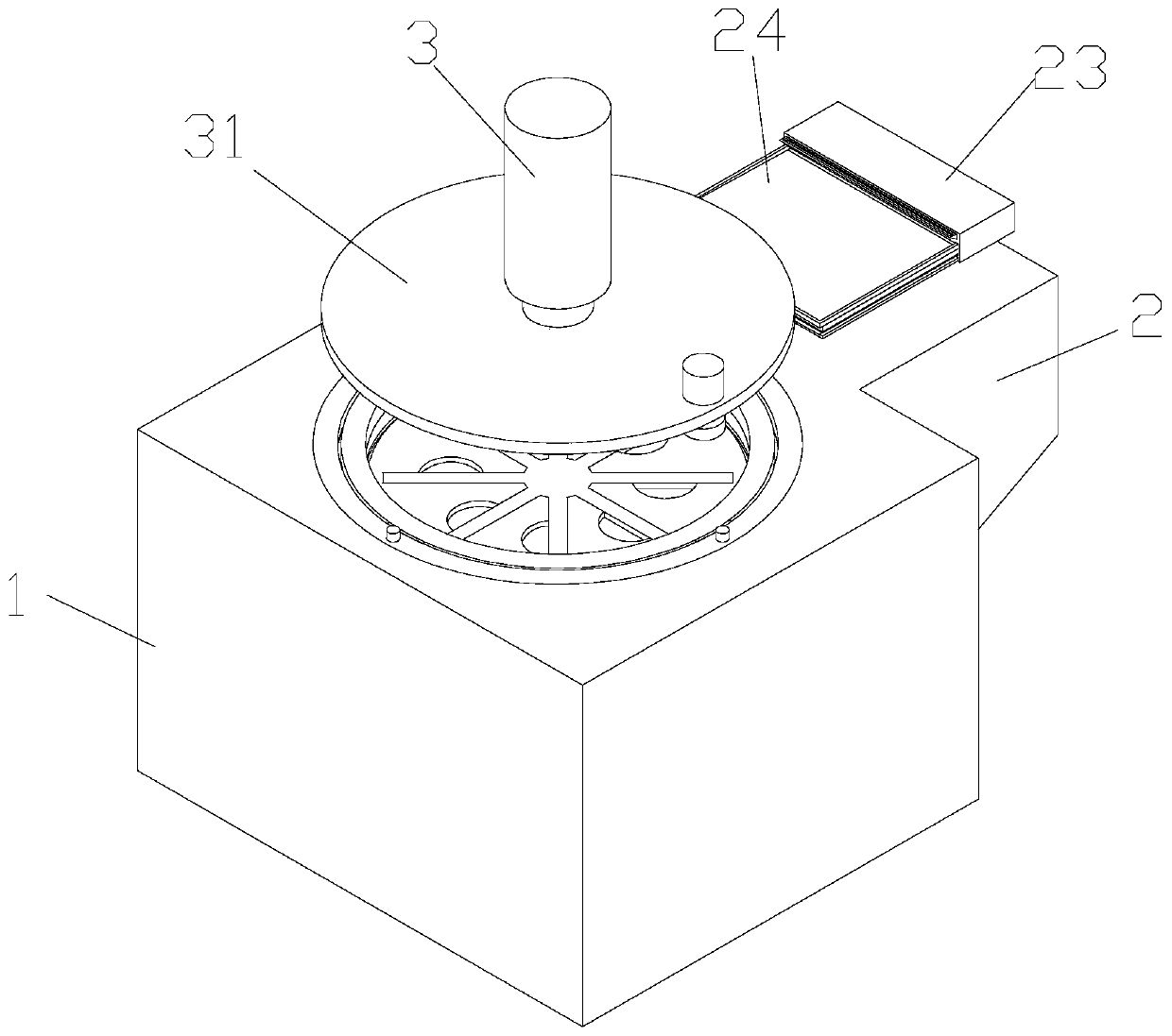 High-pressure casting process of welding-free axial flow fan