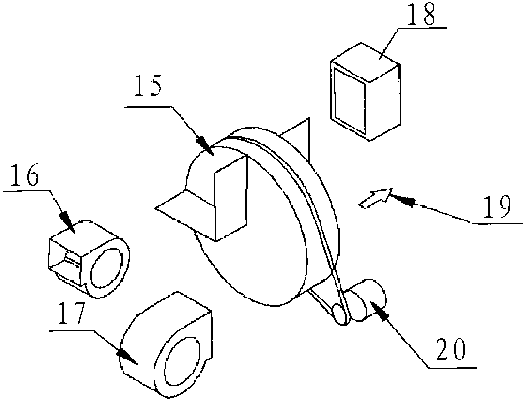 Dehumidification device with rotating wheel