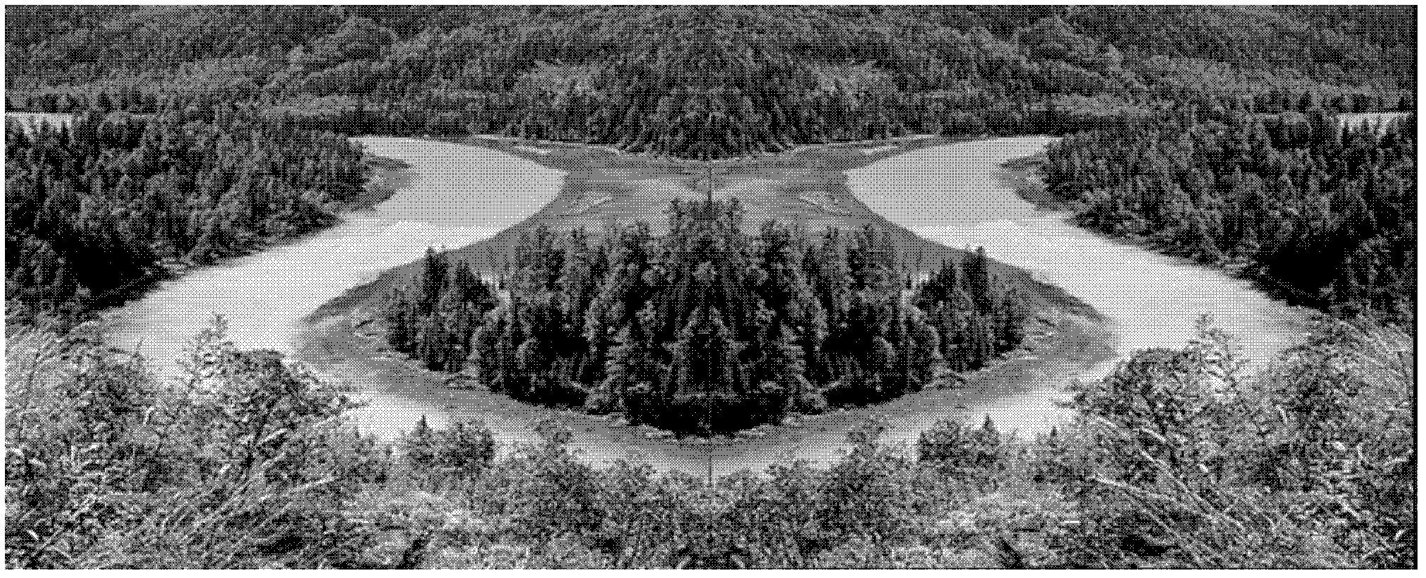 Method for measuring brightness range influencing comfort degree of stereoscopic image