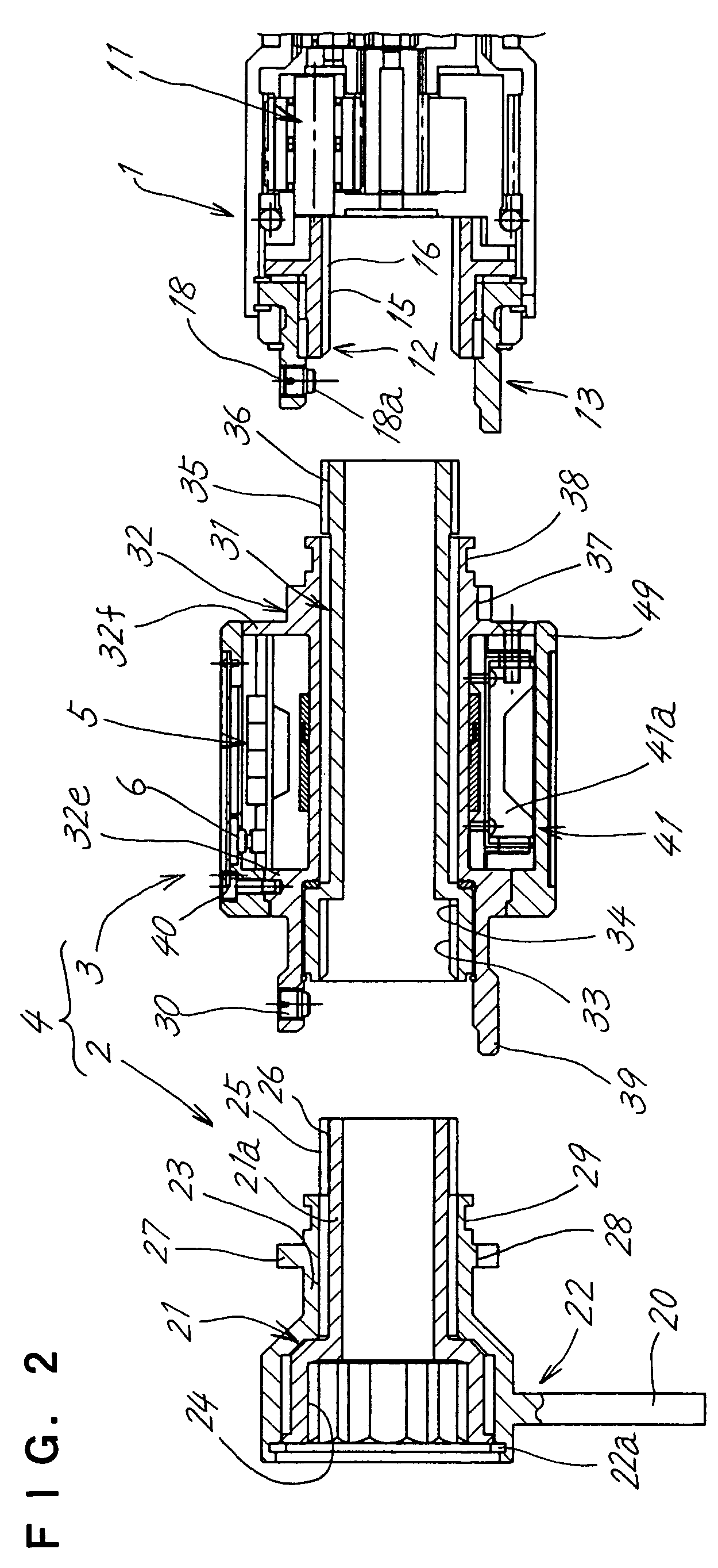 Tightening torque measuring unit and torque indicating tightening device