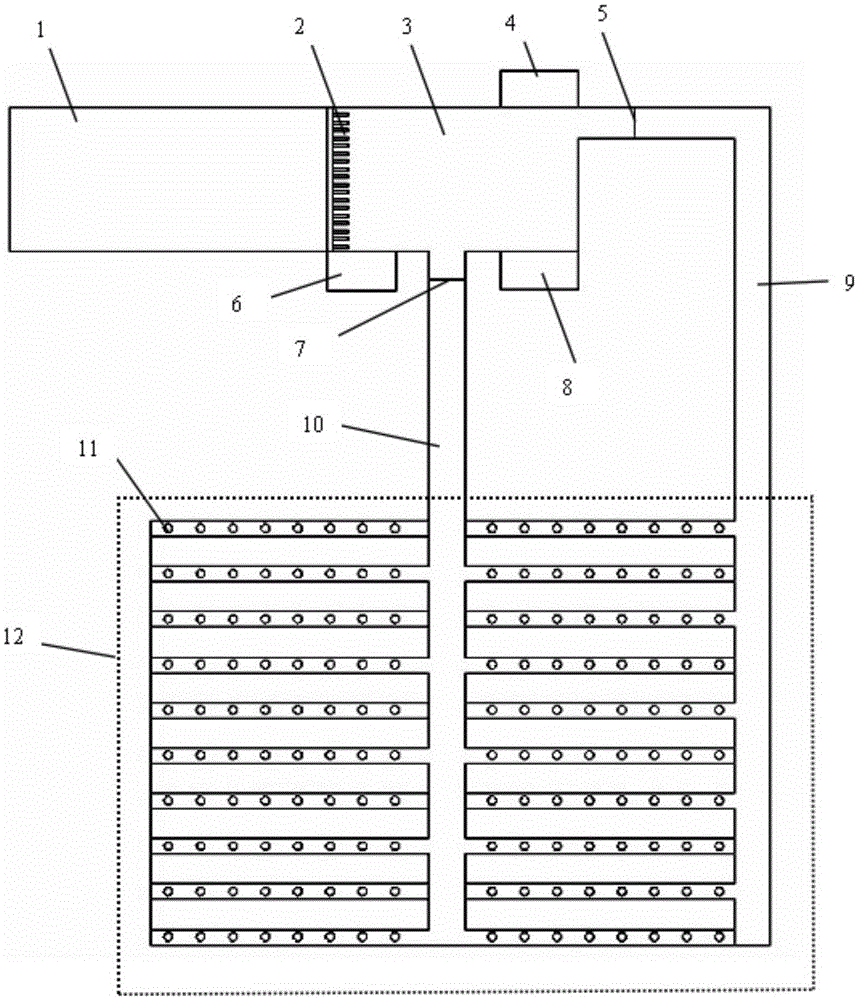 An environment-friendly cooling and heating temperature control system imitating microcirculation