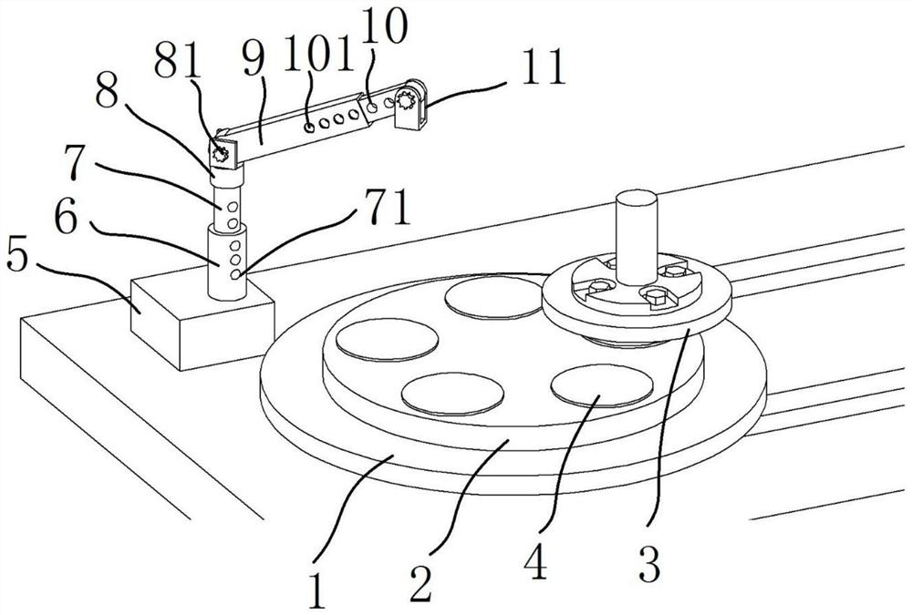 Chip mounter anti-chip-floating detection device and method