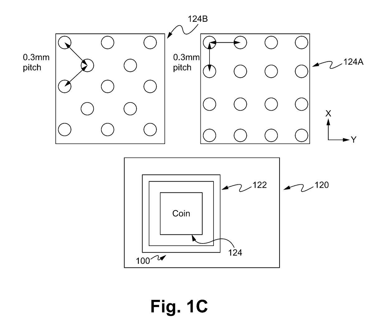 Embedded coins for HDI or SEQ laminations