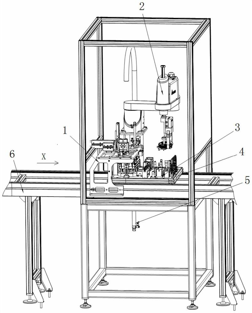 Motor assembly assembling equipment of parking actuator production line