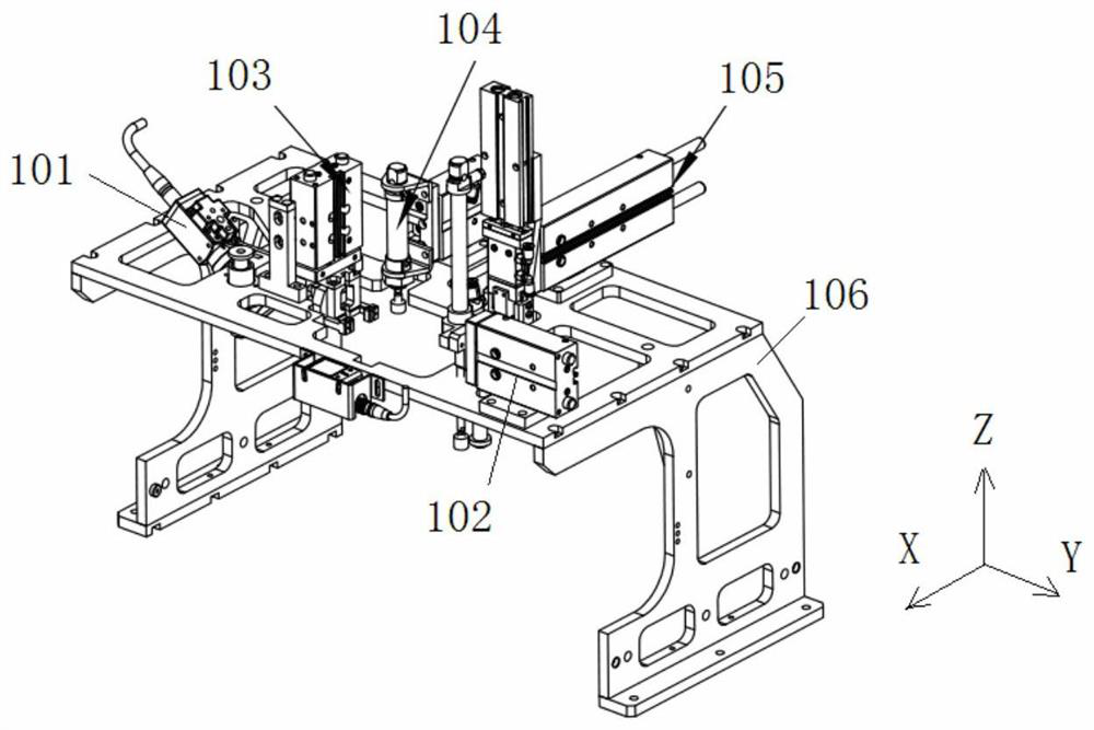 Motor assembly assembling equipment of parking actuator production line