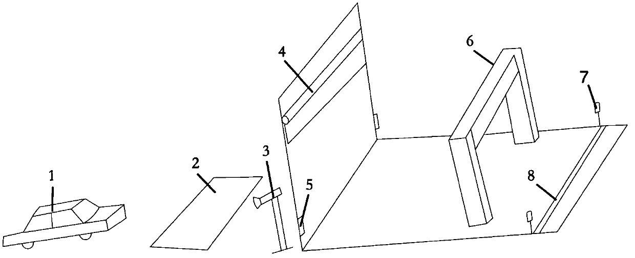 Intelligent unmanned vehicle washing room, method and system