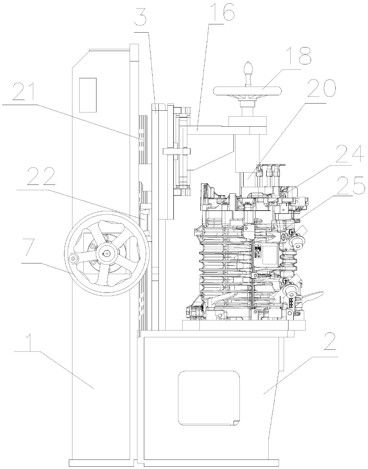 A motor stator rotor splitting device