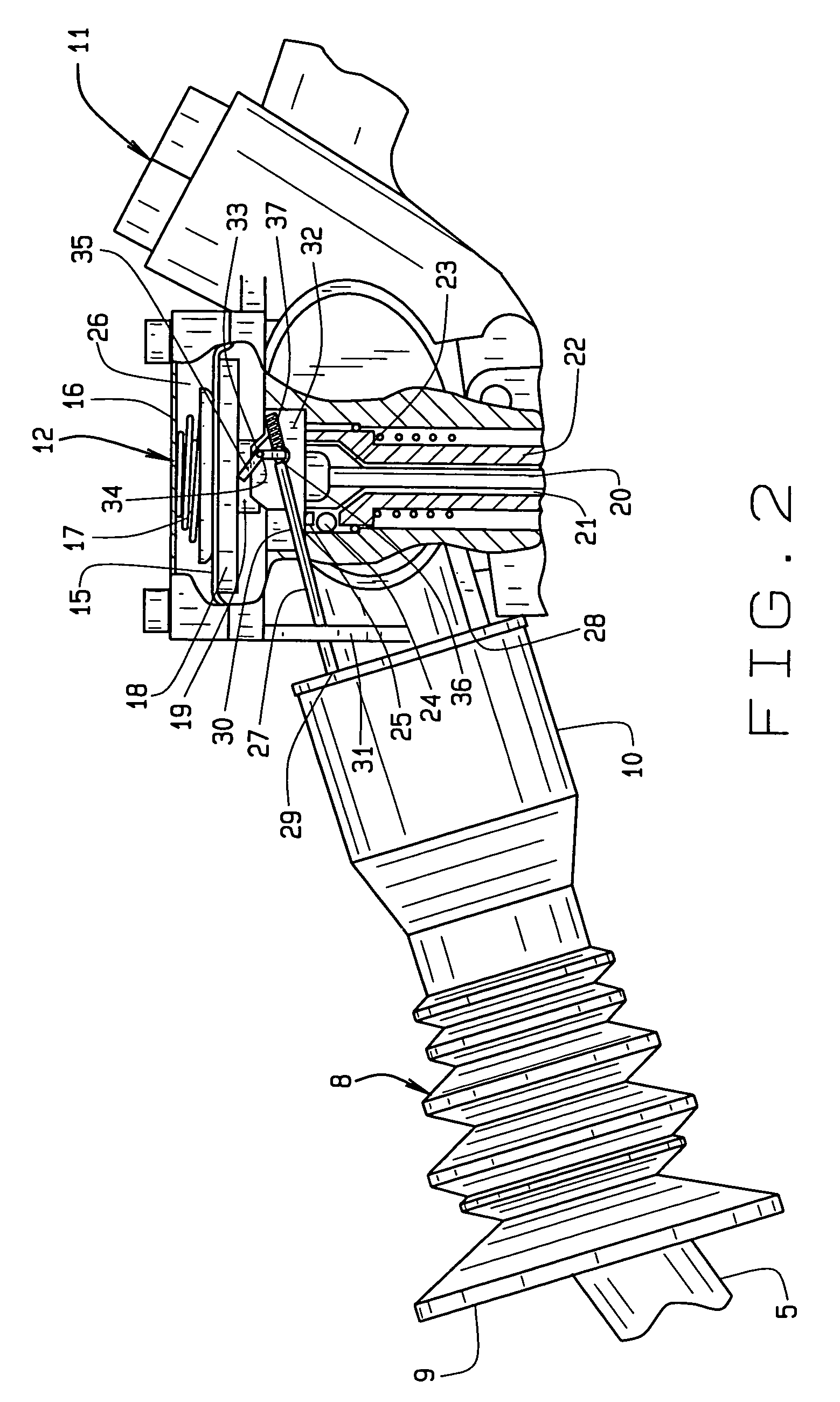 Nozzle interconnect