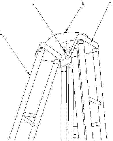 220 kilovolt (kv) adjustable type triangular derrick