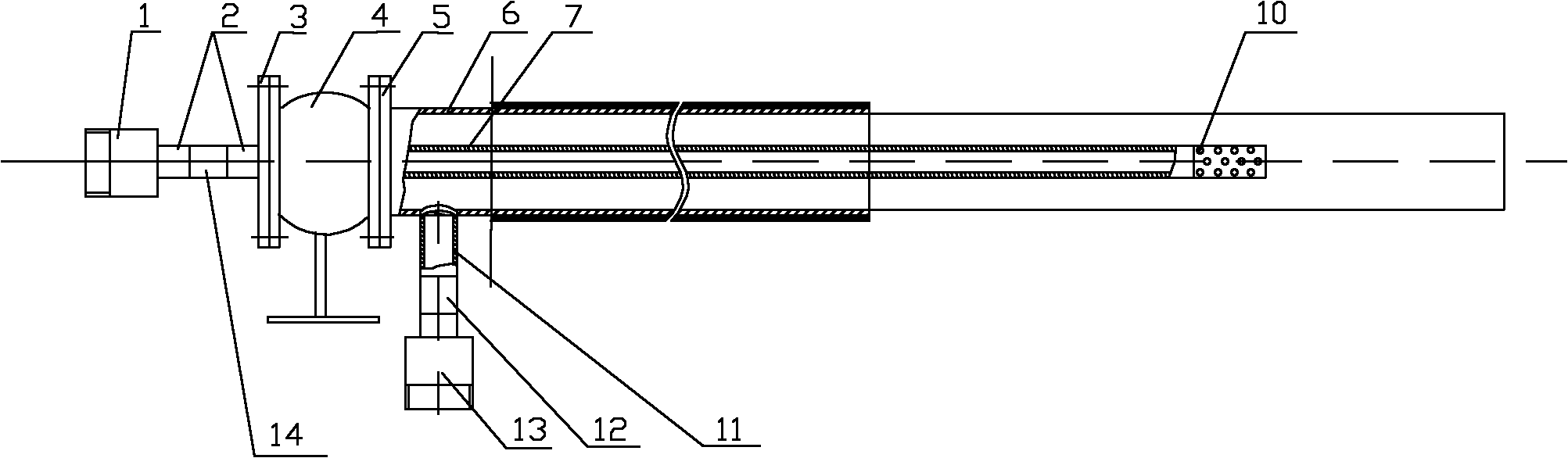 Underground double liquid grouting process and underground double liquid grouting machine thereof