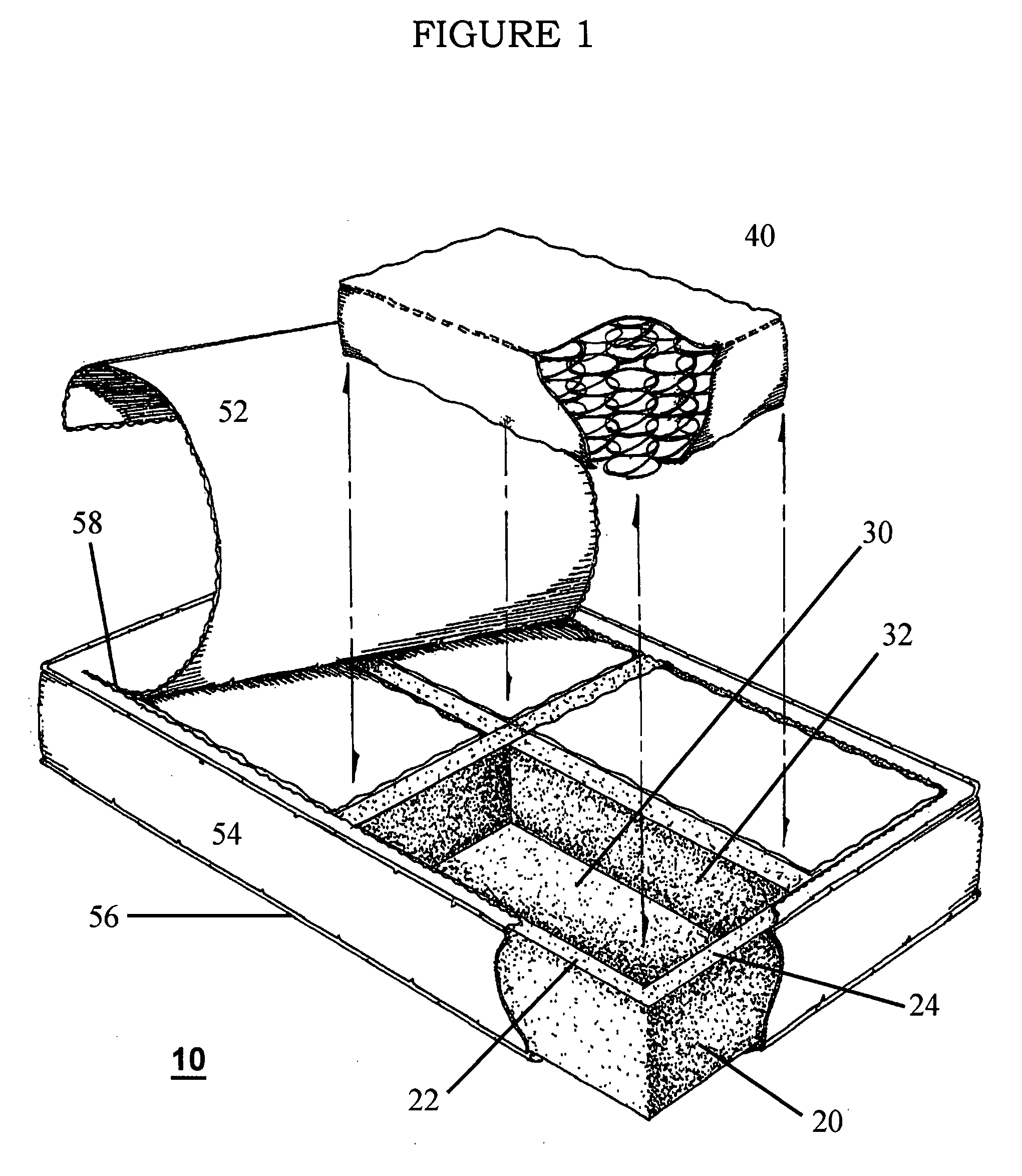 Knockdown modular mattress