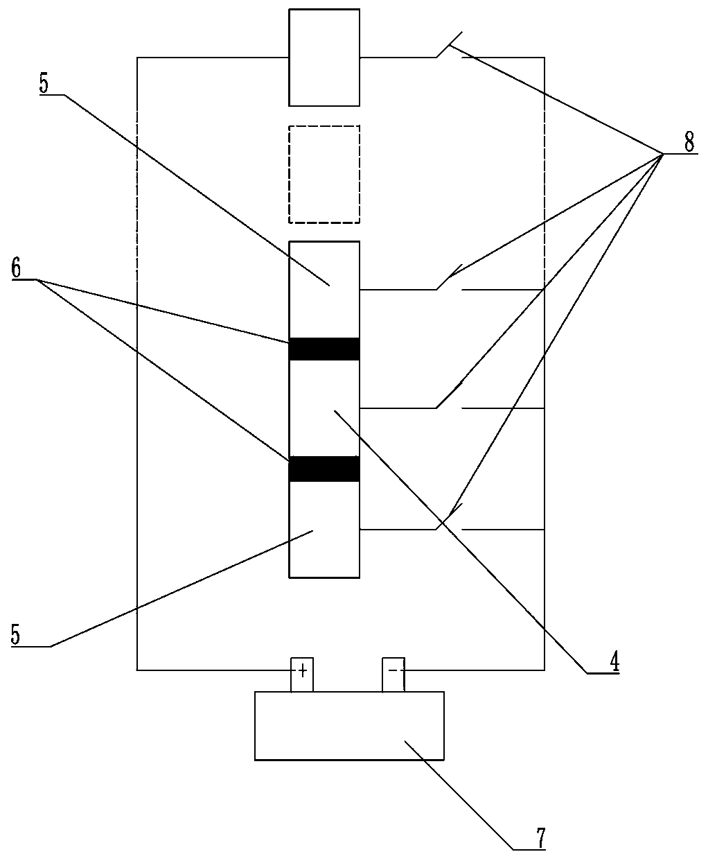 Two-phase flow refrigerating device based on electric heating effect