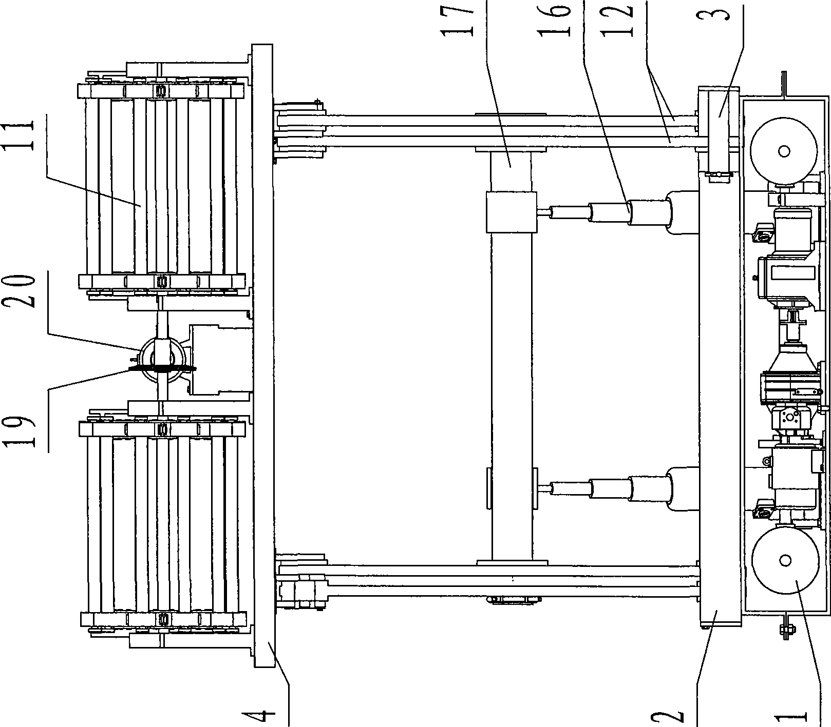 Scissors-type vehicle parking device