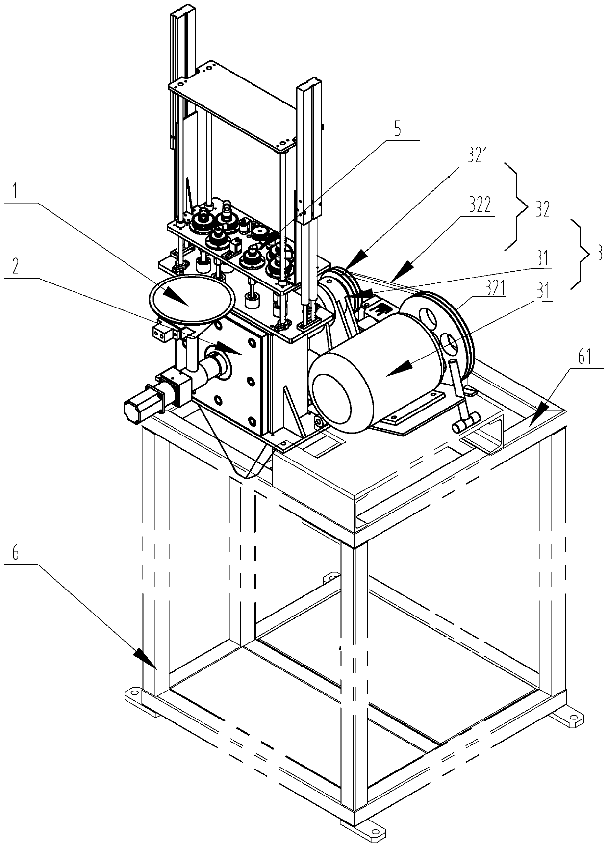 Disc mill capable of automatically cleaning