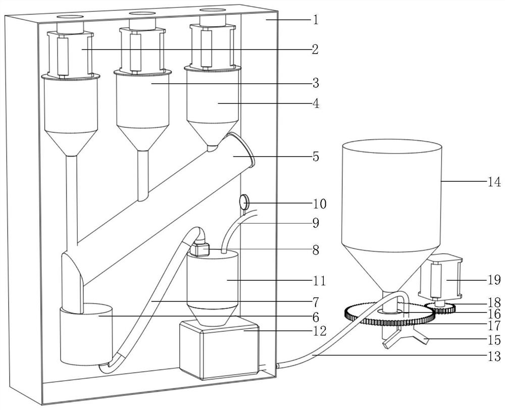 3D printing concrete color spraying system and application method