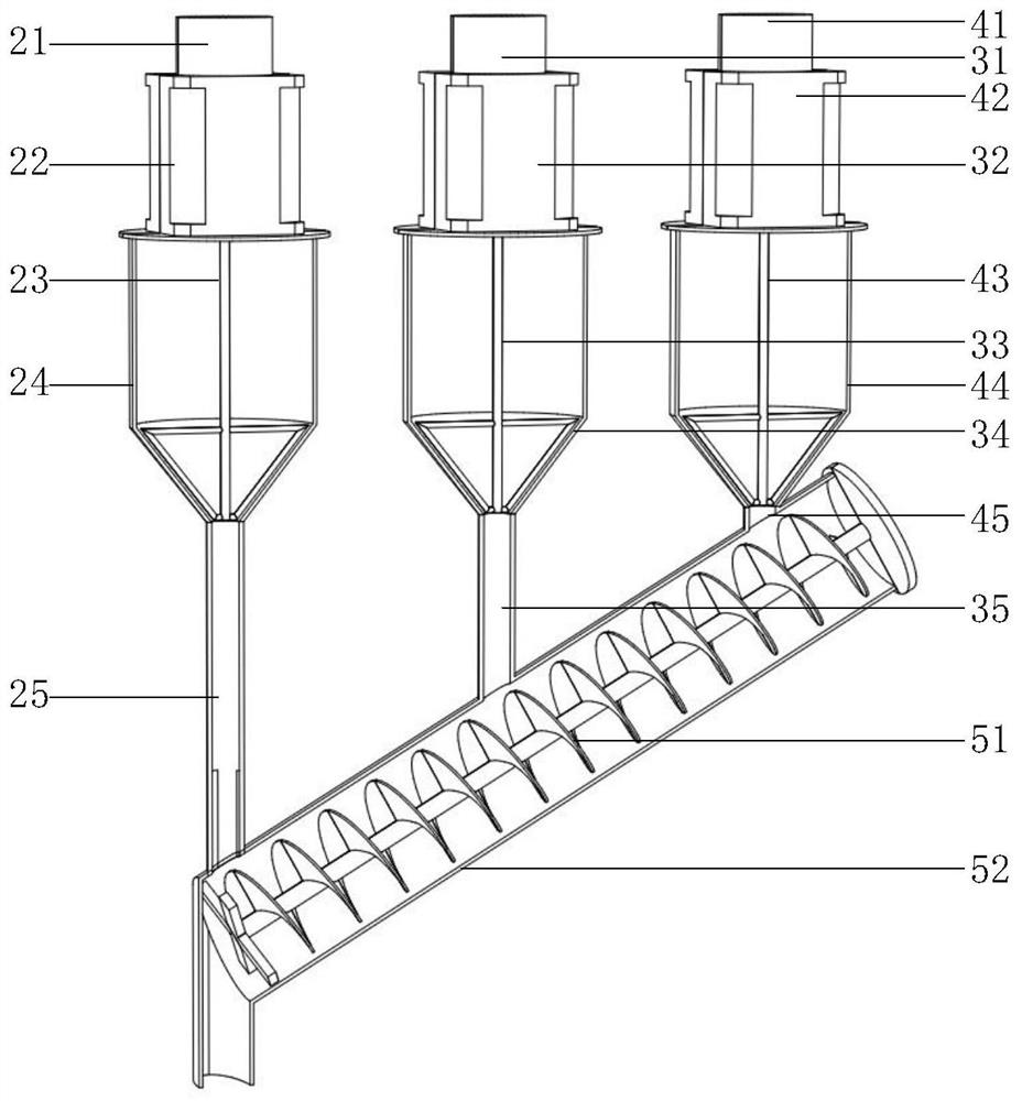 3D printing concrete color spraying system and application method