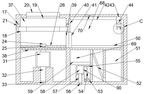 Ceramic product notch repairing device