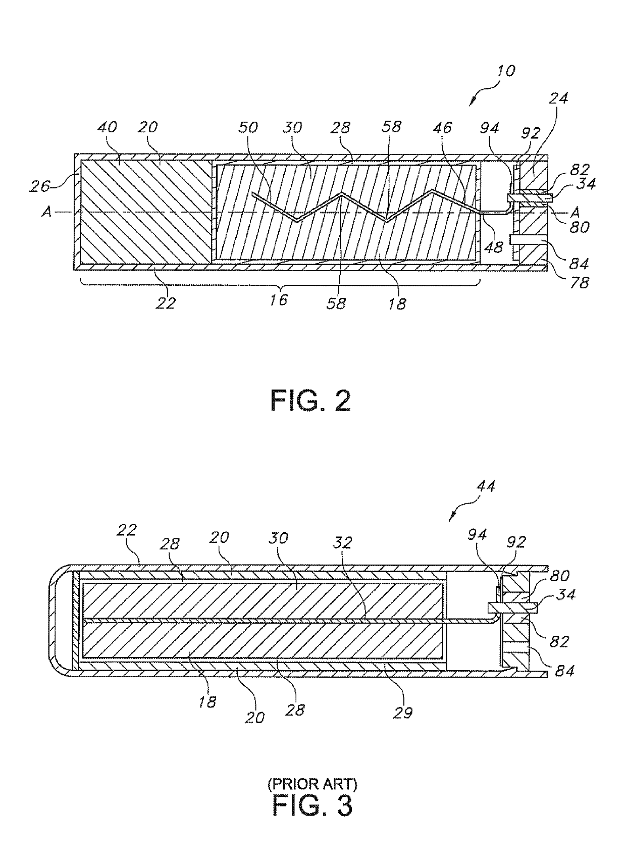 Low-rate battery design