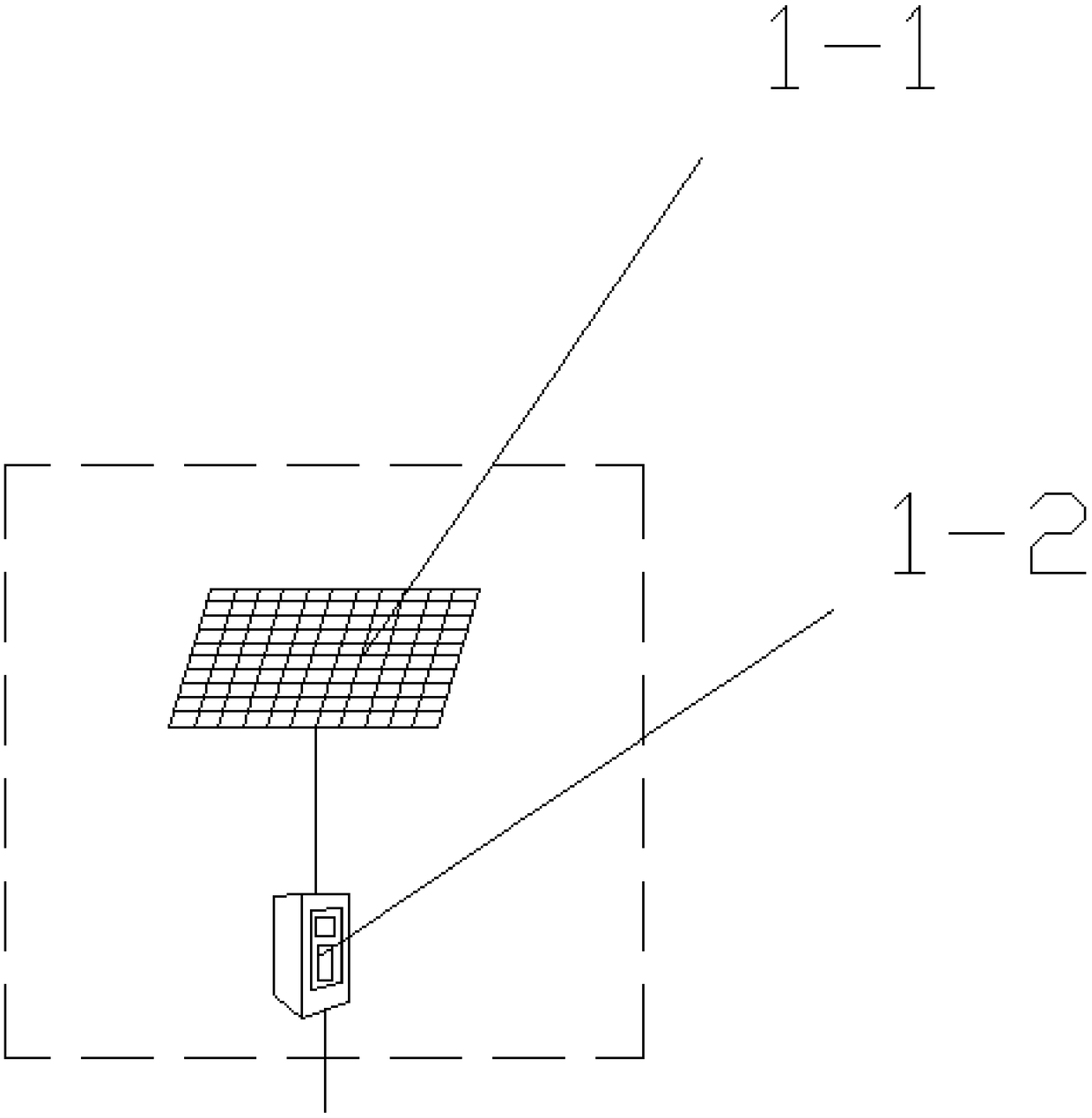 A comprehensive heating system integrating wind, light and heat