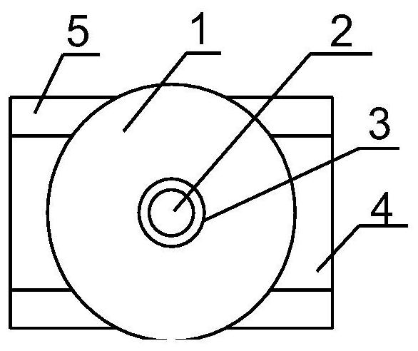 Lifting proportion template prop for bone surgery fracture operation and measuring method