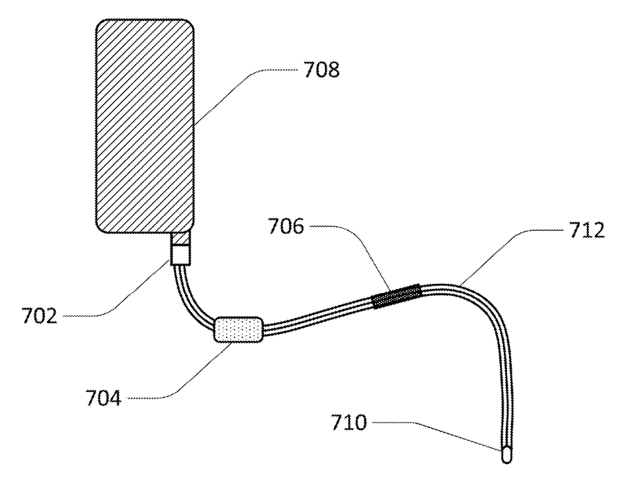 Methods and devices for analyte sensing in potential spaces