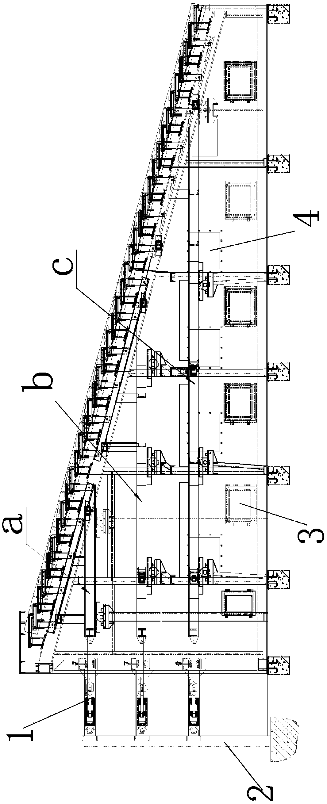 Three-stage type hydraulic driving biomass reciprocating fire grate