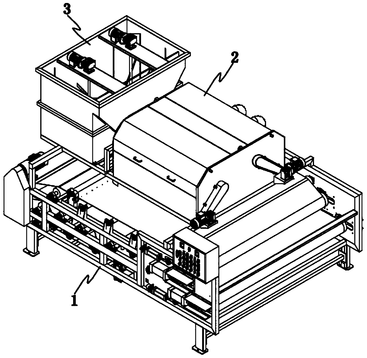 A sand dehydration collection device for engineering construction