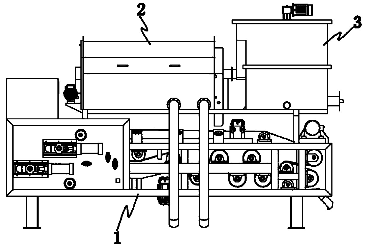 A sand dehydration collection device for engineering construction