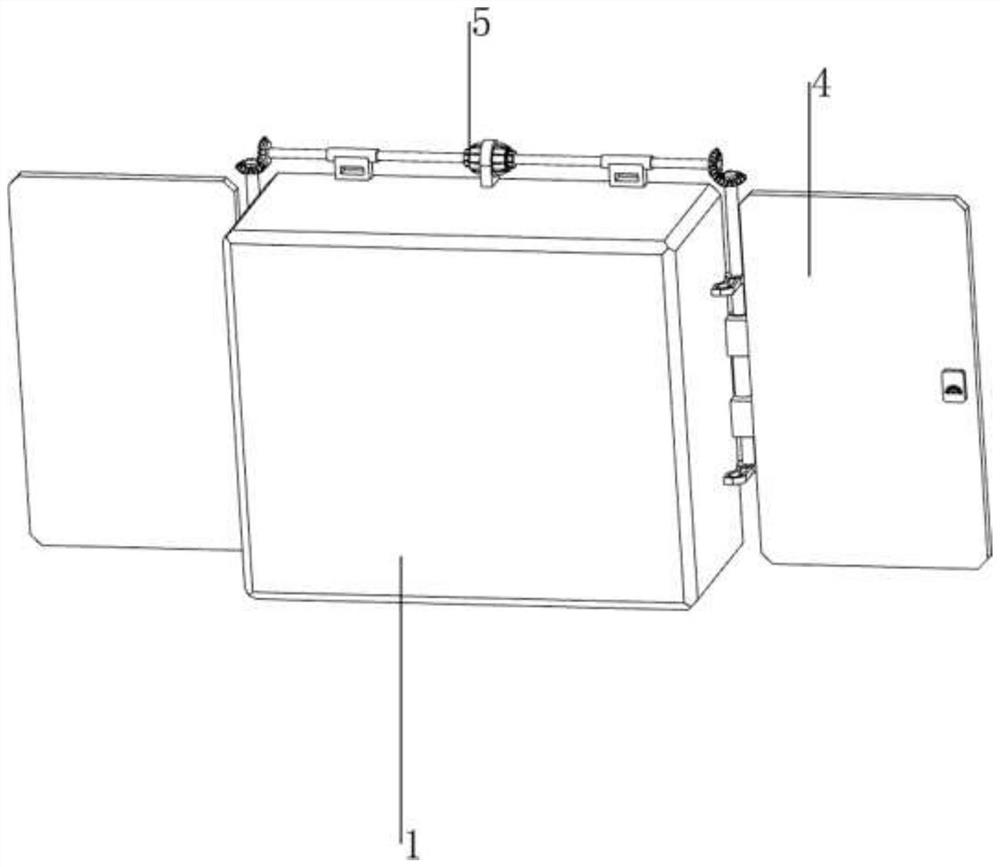 Intelligent gun and bullet cabinet with protection function