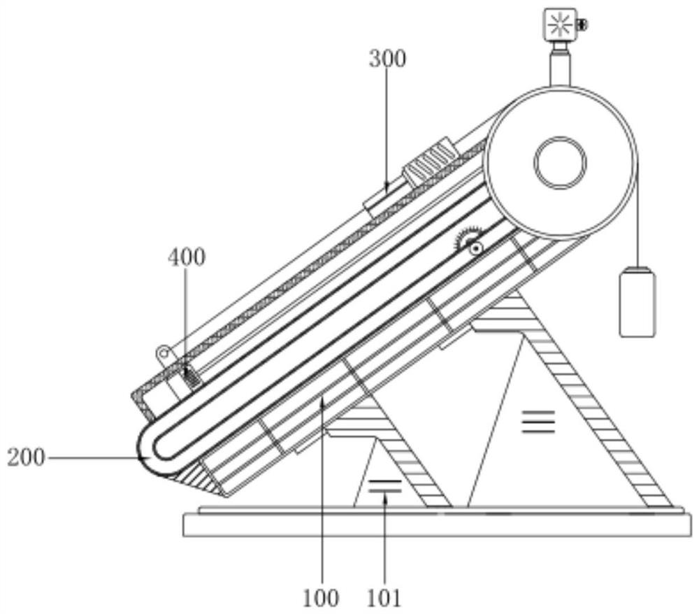 Cleanable photovoltaic power generation device capable of continuously circulating in windy and dusty area