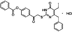 2-(4-alkylformyloxyphenylcarbonylmethylthio)pyrimidine compounds and application thereof