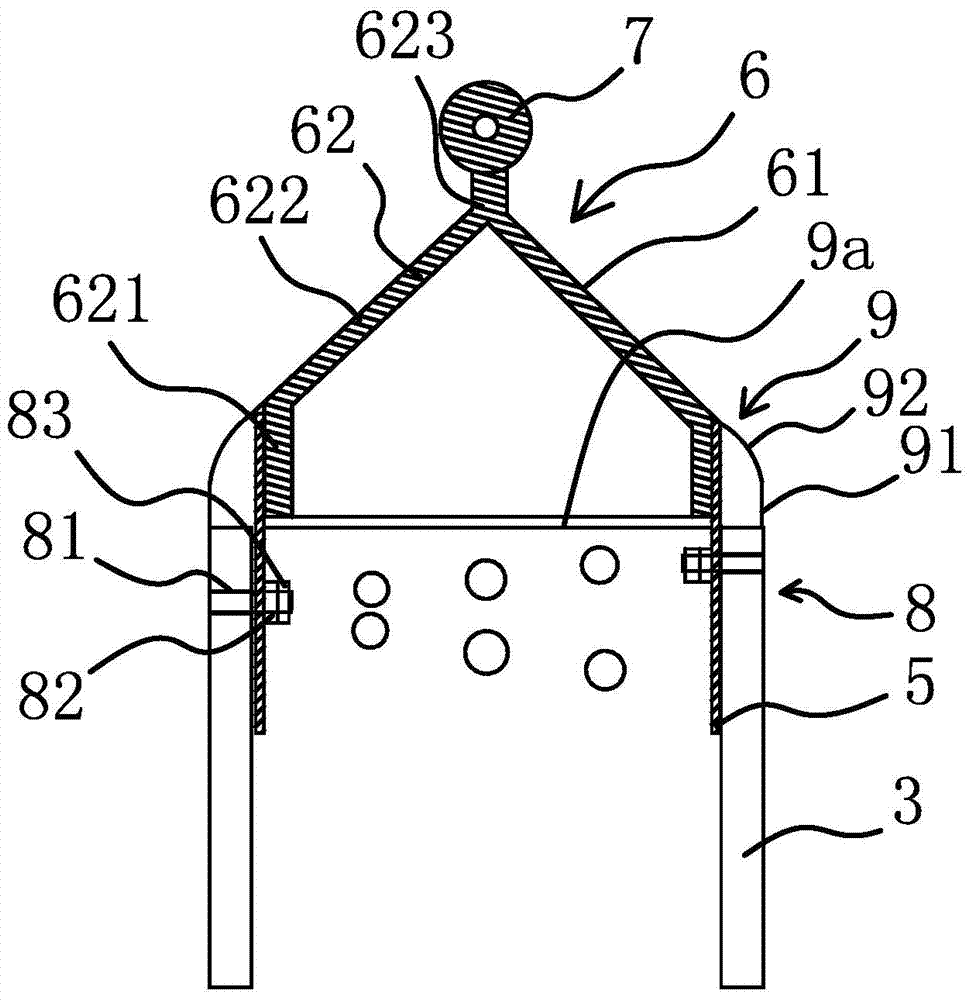 Non-excavation construction method of ultra-large-diameter poly ethylene (PE) drain pipe