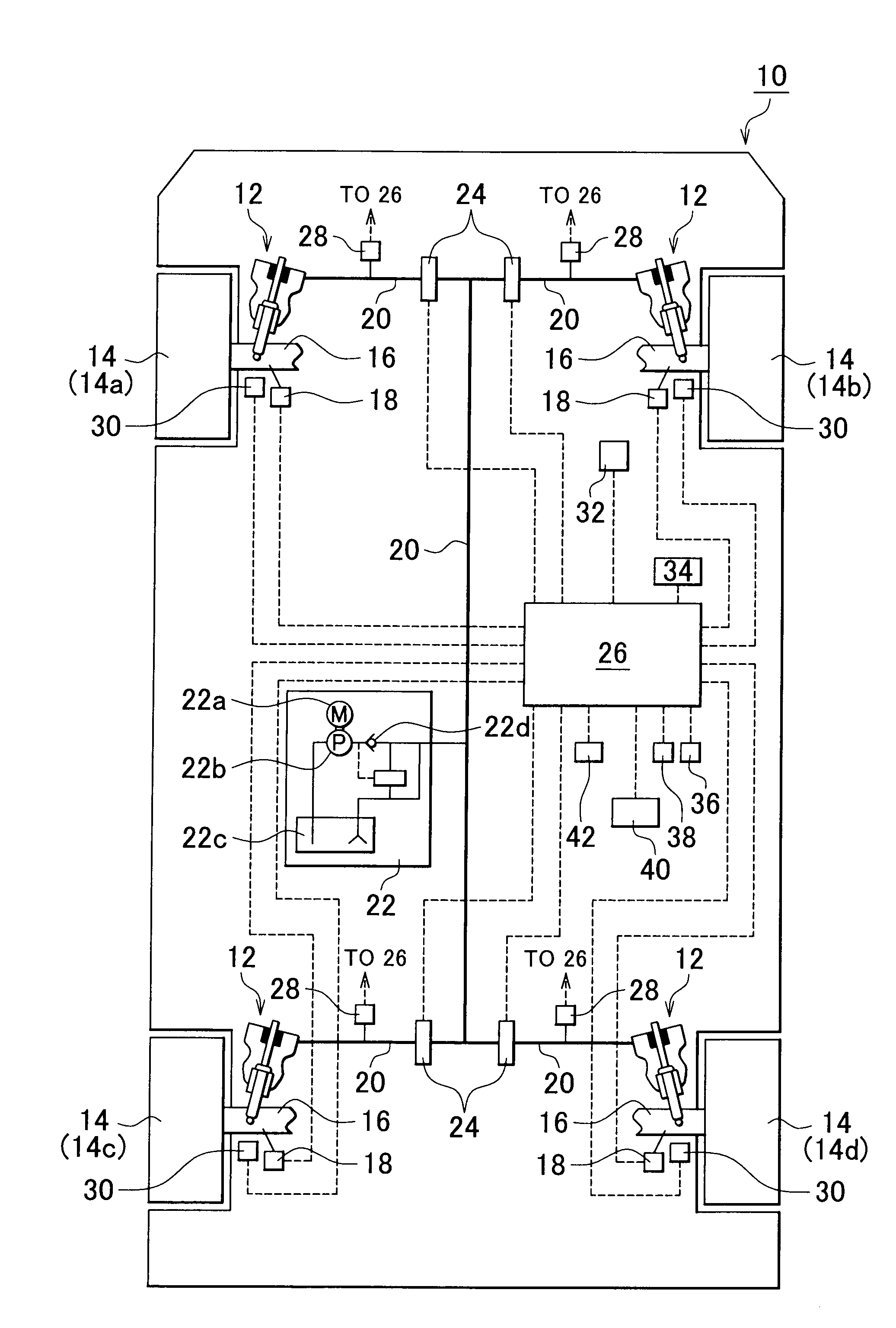 Vehicle height adjustment device