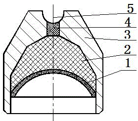 A general-purpose drug-type cover for oil and gas well perforating bullets for oil and gas wells and its preparation method