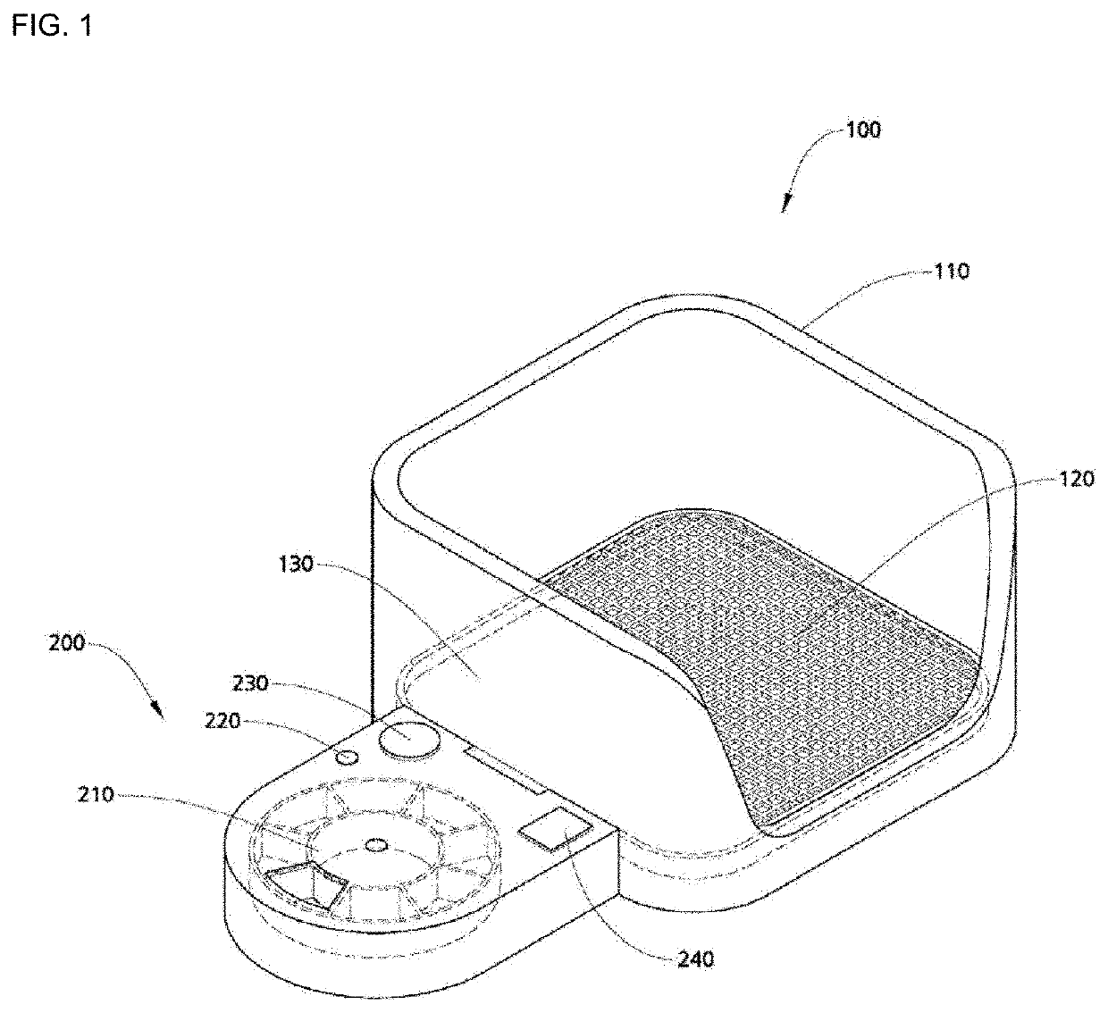 Toilet training device for a pet