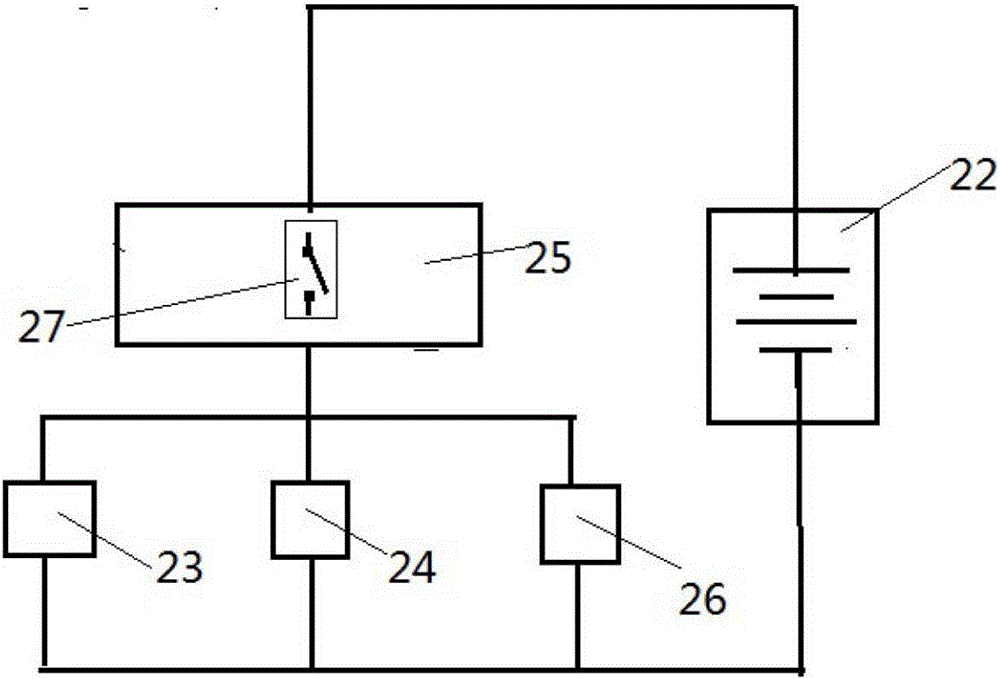 High-voltage frequency converter capable of realizing alarm and automatic fire extinguishment