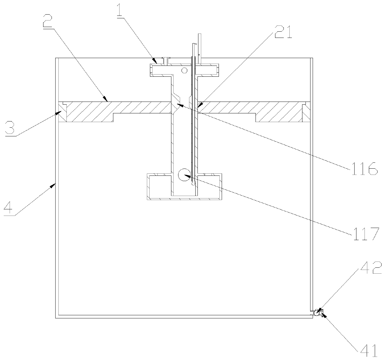 Emergency water drainage device with water level indicating function