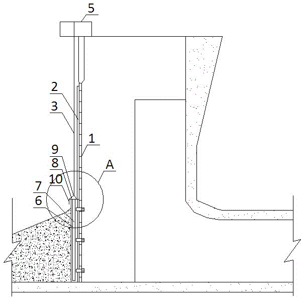 Stopping device for water getting in hydropower station